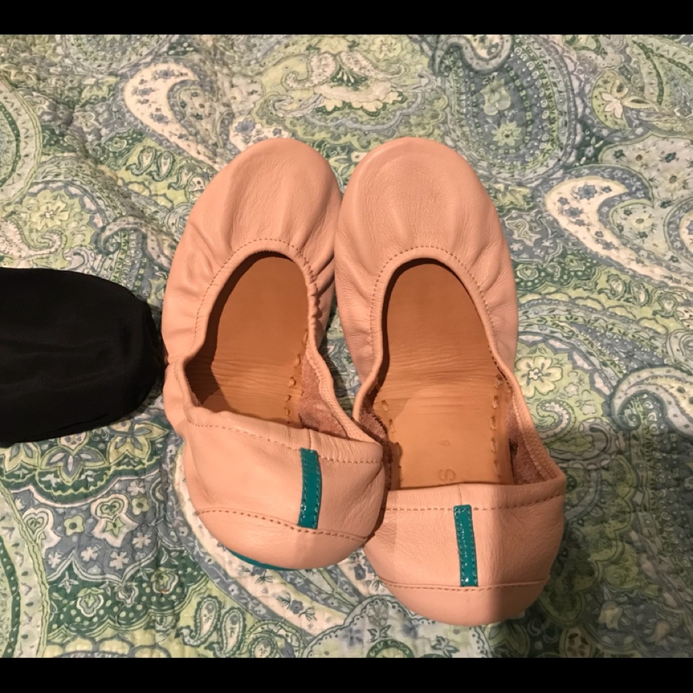 Ballerina Pink Tieks. Size 8